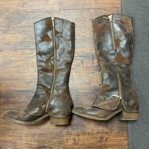 Donald pliner brown boots size 7